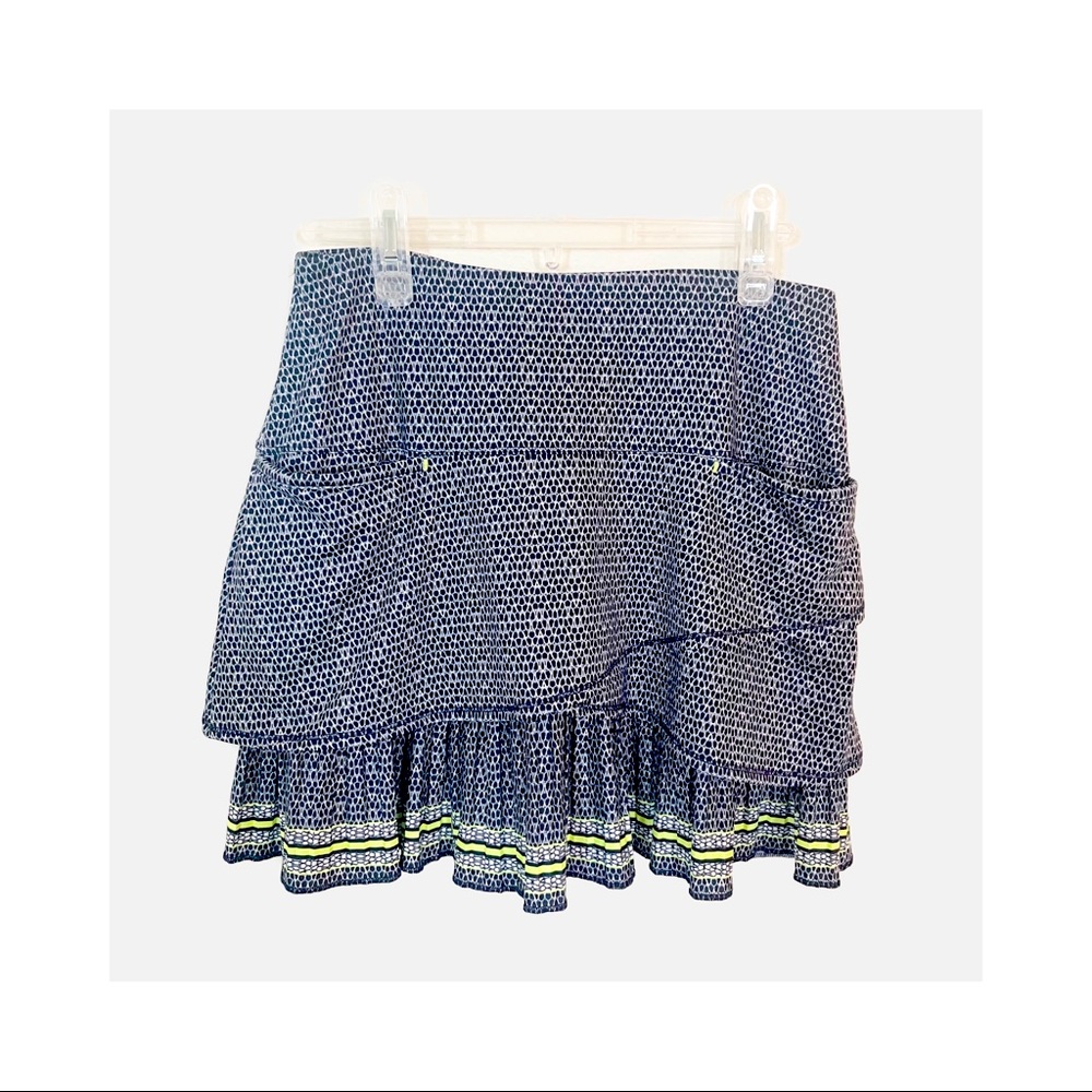 Lucky in love skirt golf skort blue with ruffles
